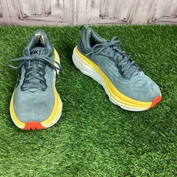 Hoka One One Blue Athletic Sneaker Shoe 9.5D - Picture 13 of 13